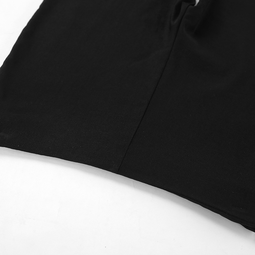 Leggings capri da donna neri a vita alta