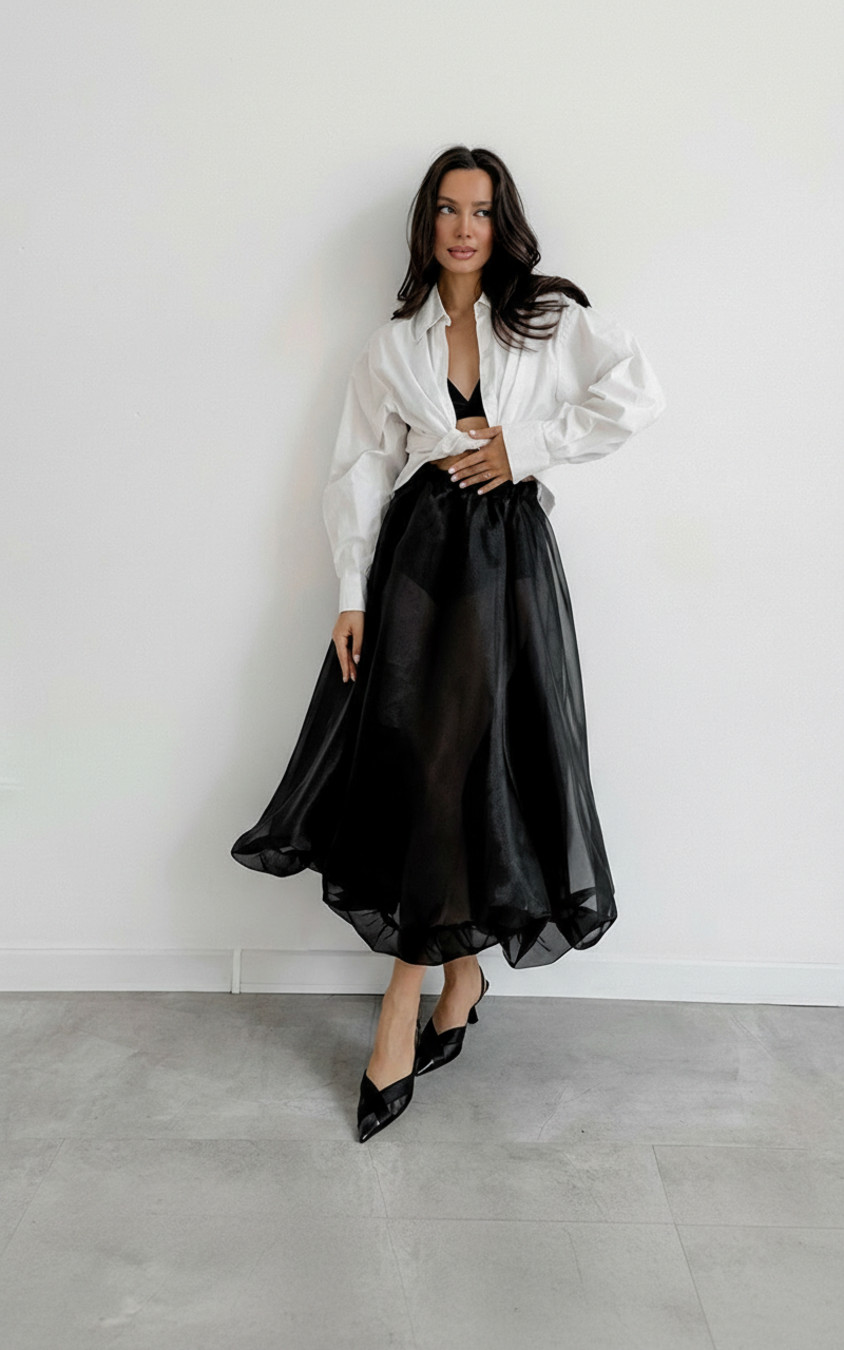 yarn Mini Skirts Work Style Bottoms SFE-00016