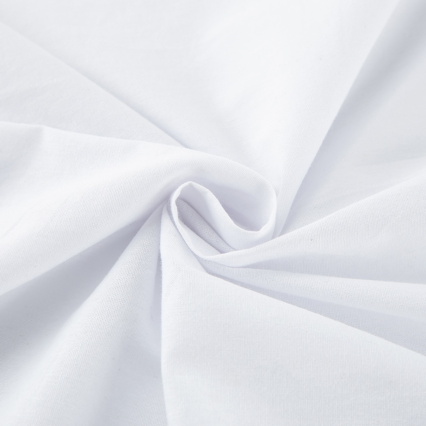 Abito lungo da donna bianco con scollo a V, volant e spalline sottili