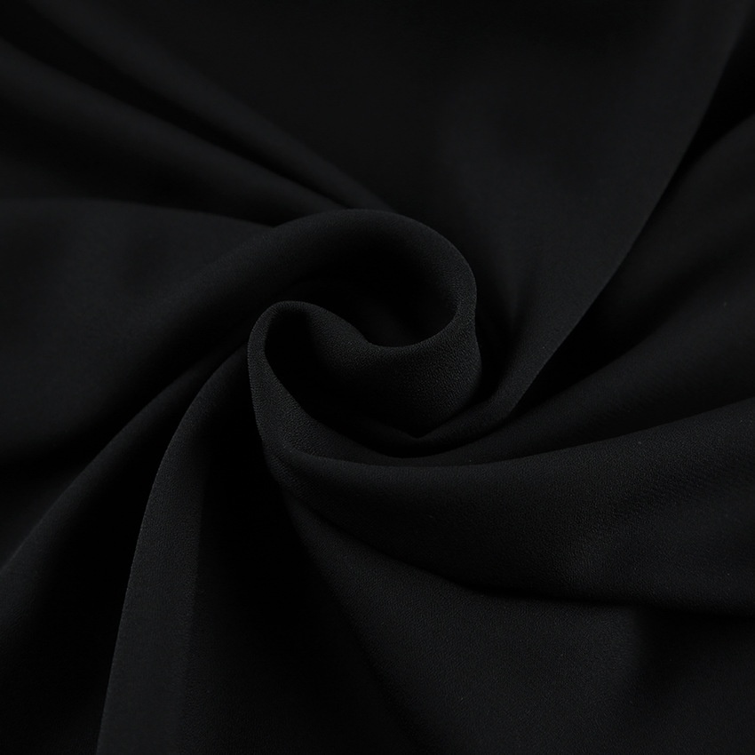 Women's Black Ruffle Cape Mini Dress