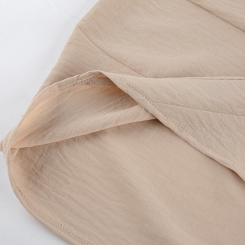 Women's Asymmetric Wrap Button-Down Shirt Mini Dress