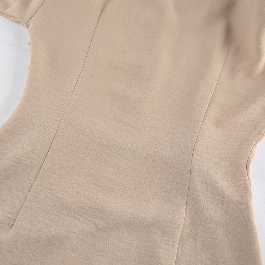 Women's Asymmetric Wrap Button-Down Shirt Mini Dress