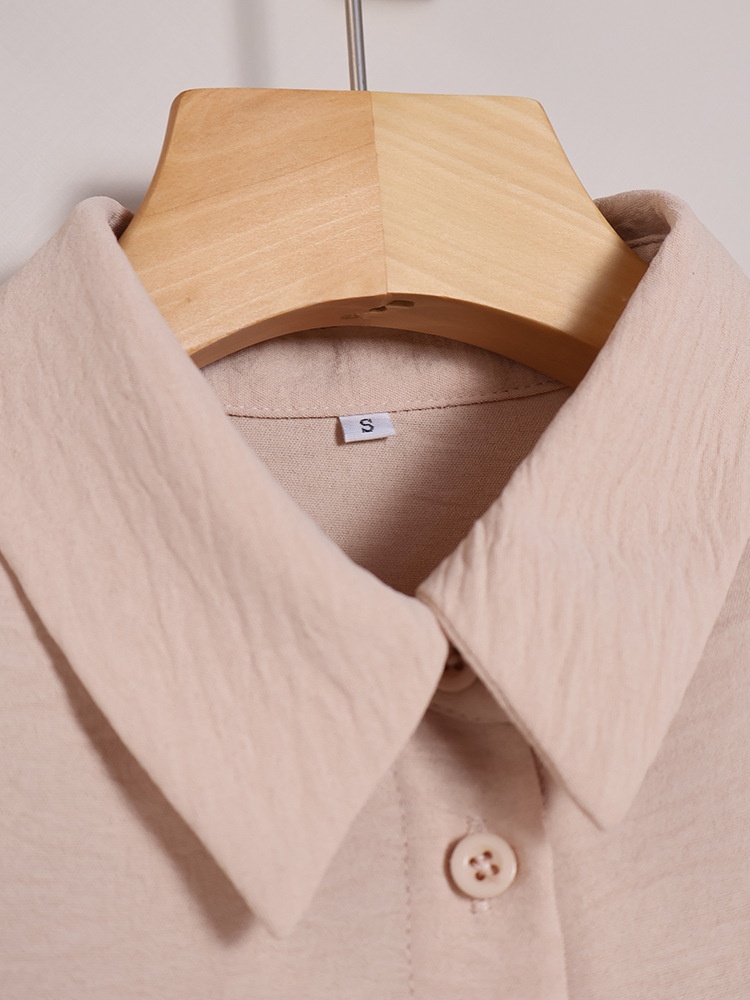 Women's Asymmetric Wrap Button-Down Shirt Mini Dress