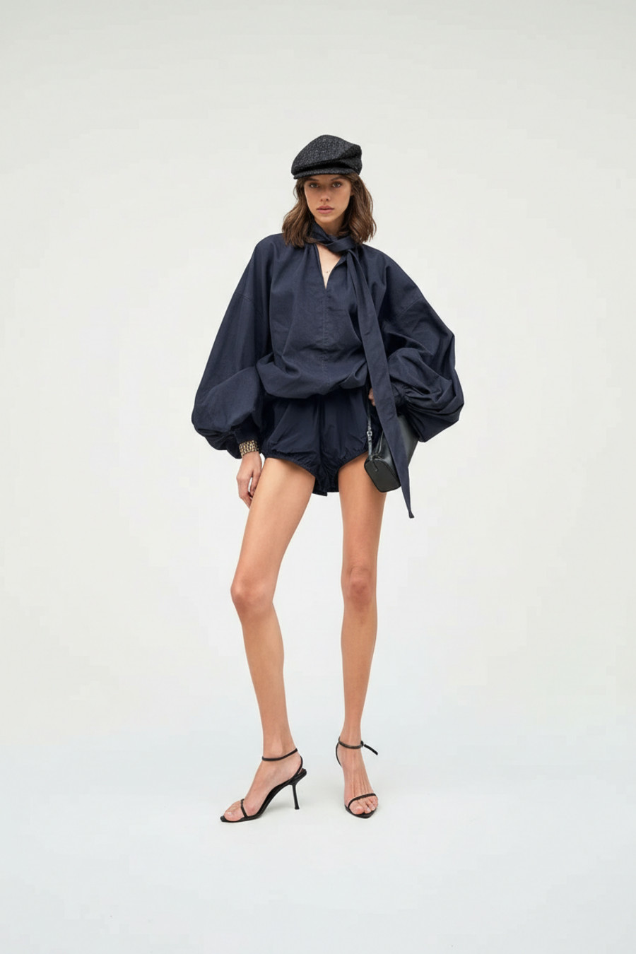 Denim cotton Short Sets cotton Work Style Matching Sets SFE-00002