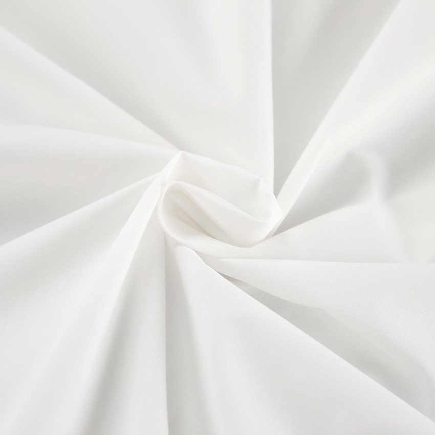 Chemise blanche à manches longues boutonnée avec détail cravate pour femme