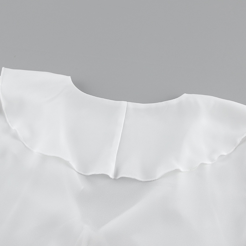 Ensemble haut à volants et short à étages