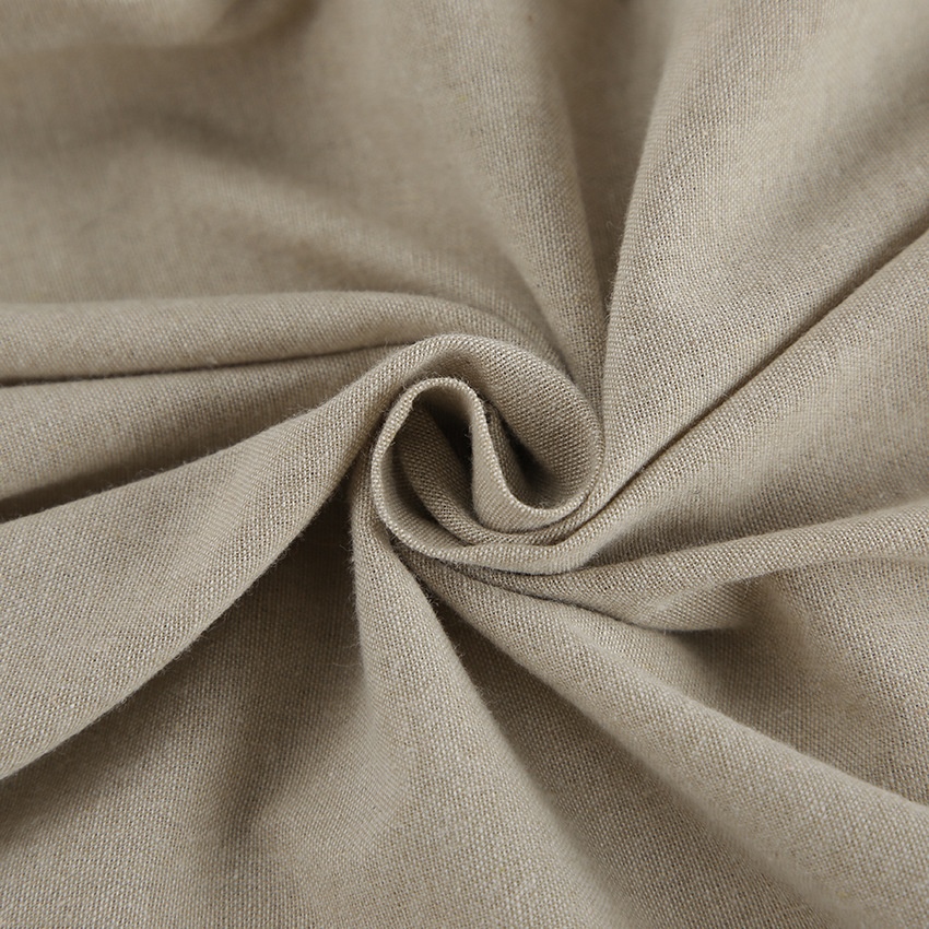 Ensemble haut dos nu et pantalon large en lin mélangé