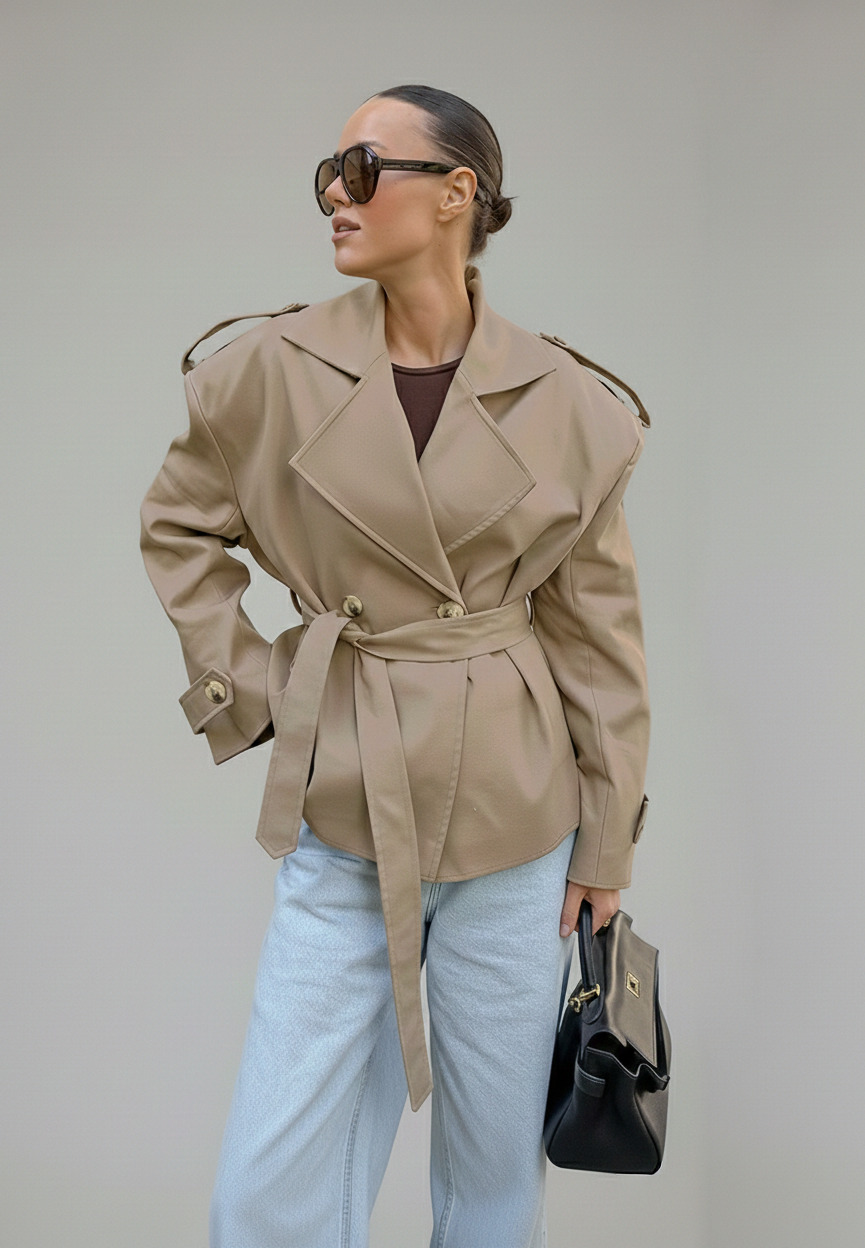 cotton polyester Coats Work Style Outerwear SFE-00012