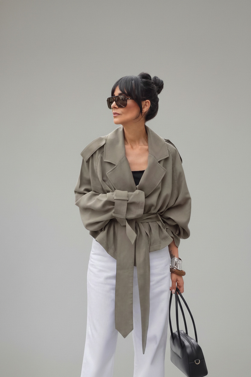 wool blend Jackets Work Style Outerwear SFE-00019