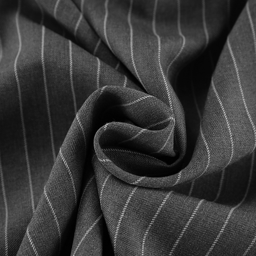 Blazer da donna corto a righe con apertura frontale