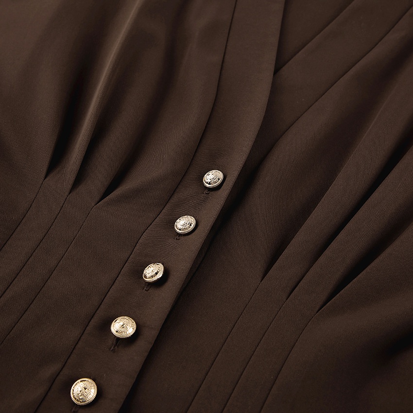 Giacca da donna con scollo a V, corsetto e baschina