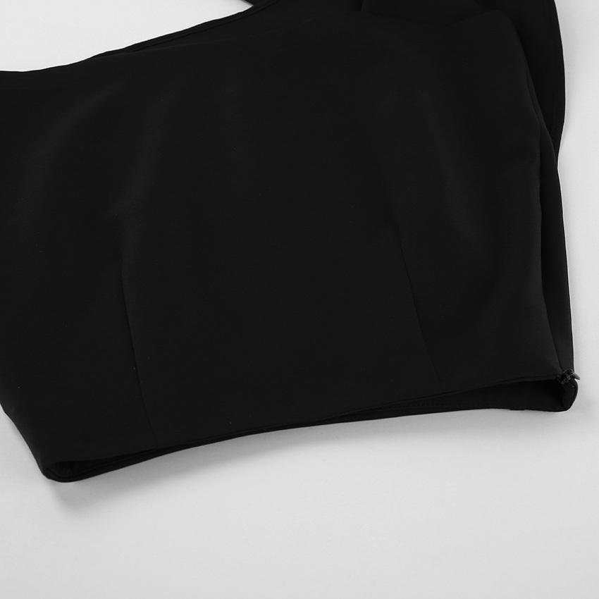 Minigonna asimmetrica drappeggiata da donna