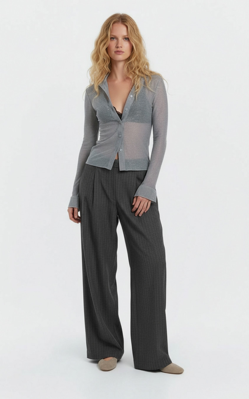 Nylon Blouses & Shirts Nylon Party Style Tops SFE-00003