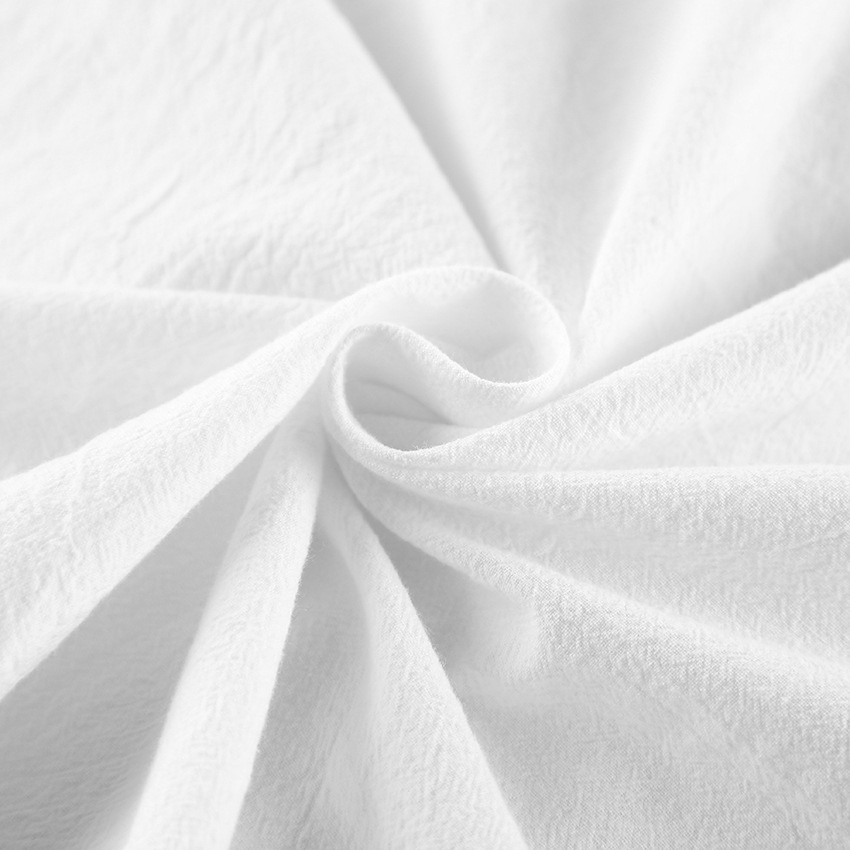 Chemisier blanc à volants, col en V et manches bouffantes pour femme