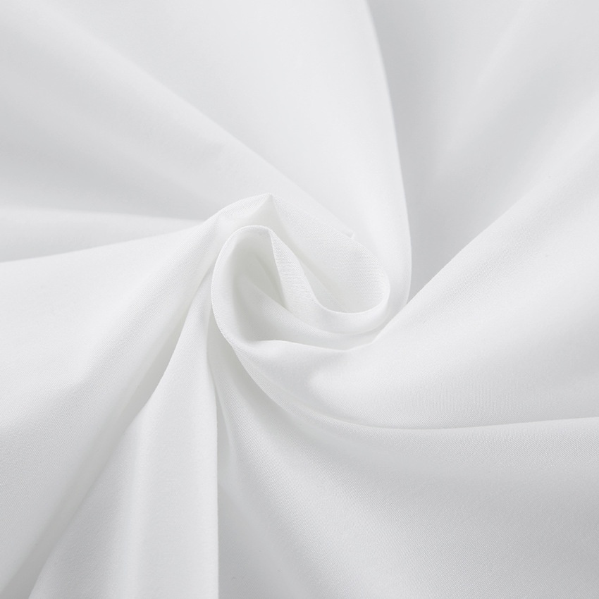 Chemisier blanc oversize à col cravate - Chemise chic et moderne