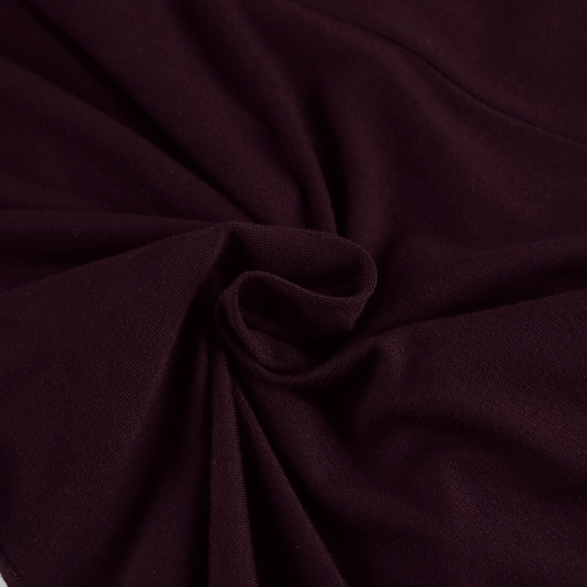 Haut bandeau dos nu à ourlet asymétrique - Cerise noire