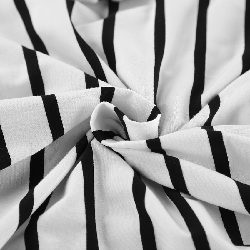 Polo rayé oversize - Haut décontracté à manches longues