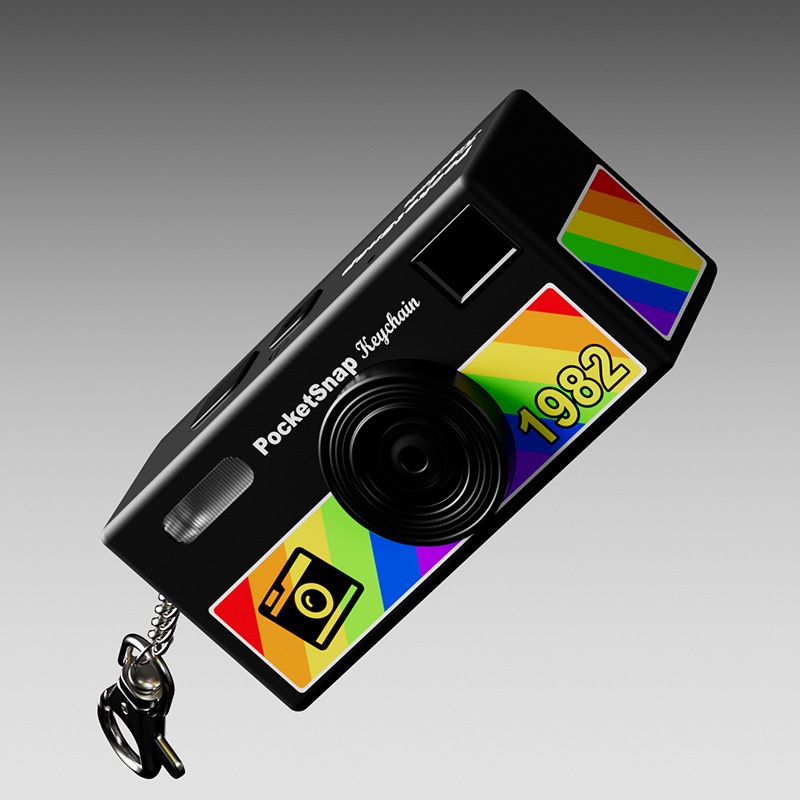 PocketSnap Retro Keychain Mini Digital Camera for Photo & Video, 320mAh Battery, 9 Unique Filters