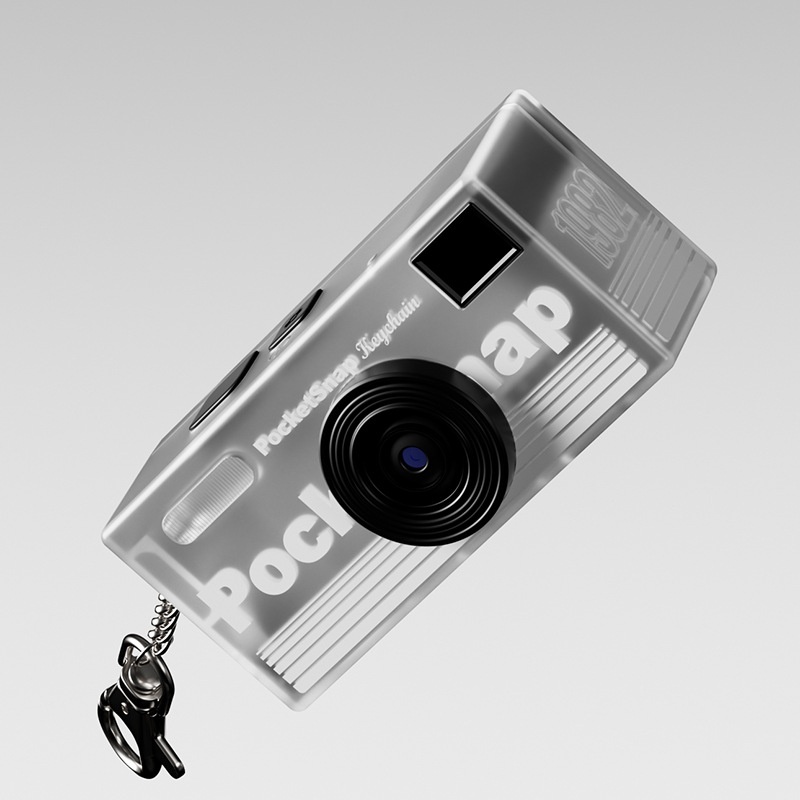 PocketSnap Retro Keychain Mini Digital Camera for Photo & Video, 320mAh Battery, 9 Unique Filters
