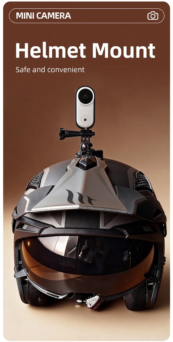 Mini HD Action Camera 1080P Wearable Camcorder, 8MP Sensor, 120 Min Battery, Magnetic Mount