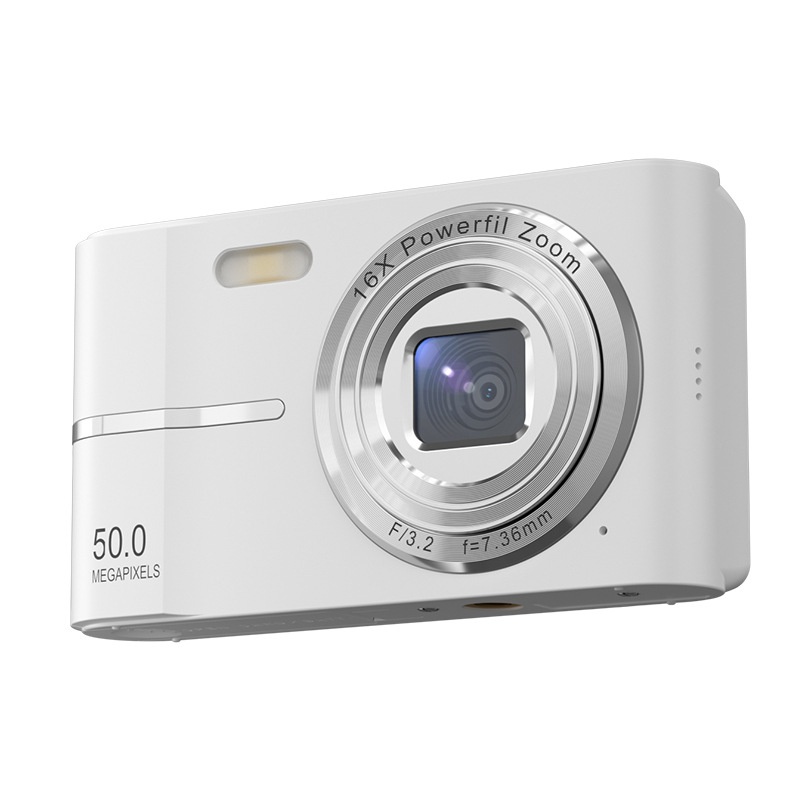 50MP 4K Digital Camera with 16X Digital Zoom, Autofocus, Compact Portable Design