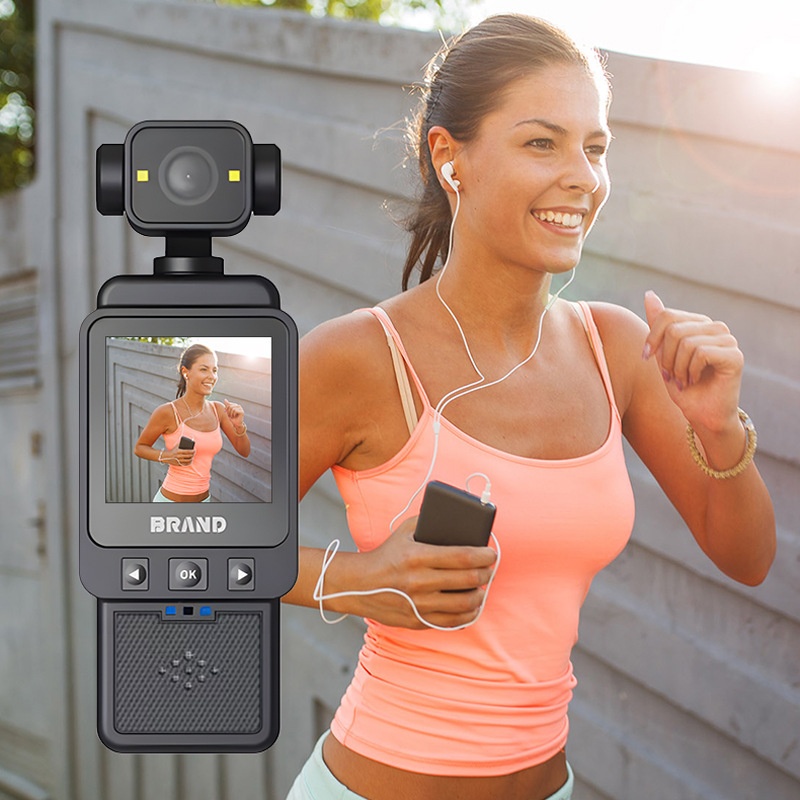 Portable 1080P HD Mini Camera Recorder with Wi-Fi Connectivity, Anti-Shake Technology, 1.6-Inch Display
