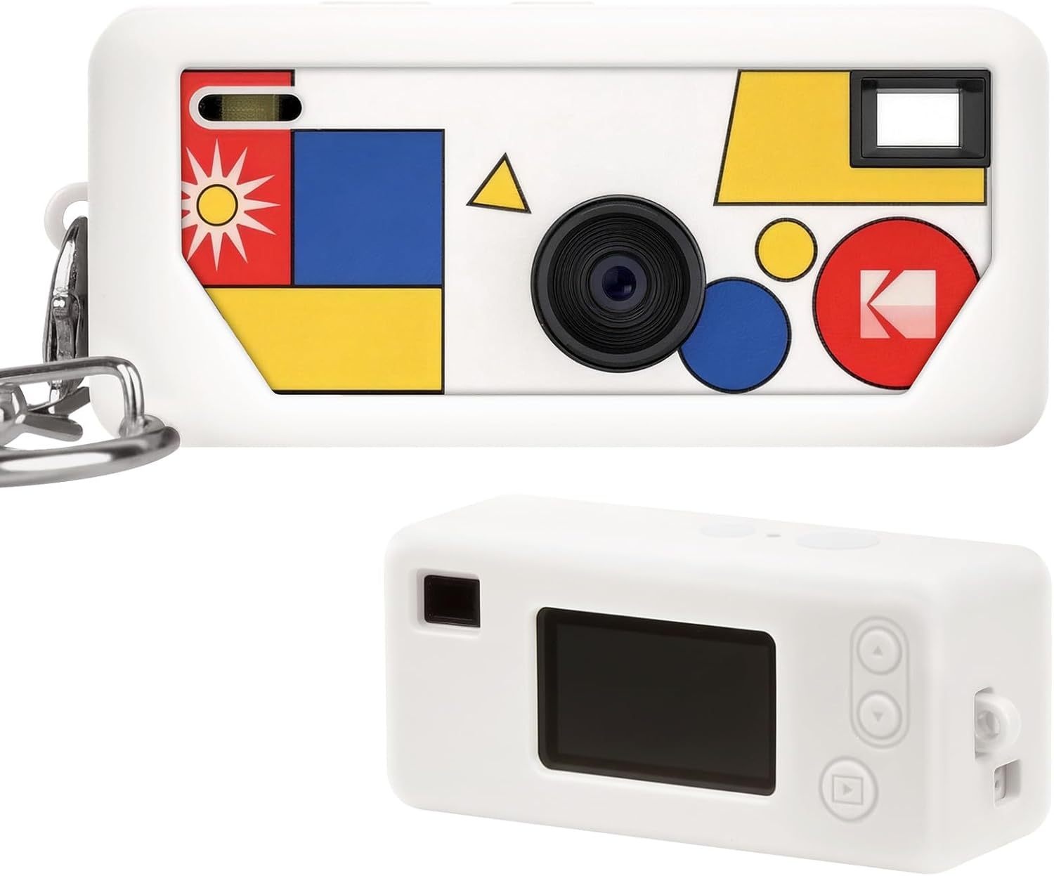 Durable Silicone Protective Case for Keychain Digital Camera, Shockproof, Anti-Scratch, Easy to Clean