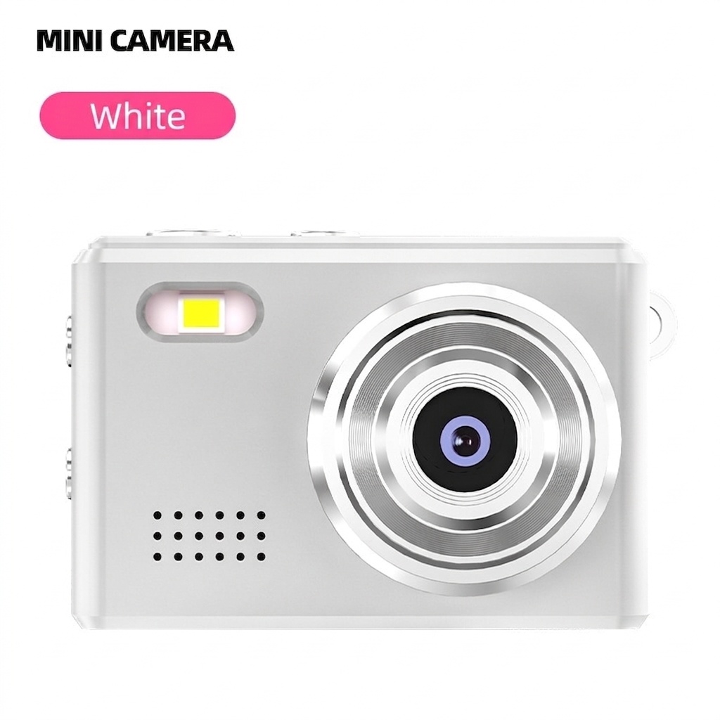 Mini-Digitalkamera für unterwegs: 1080p-Video, 12-MP-Fotos, 0,96-Zoll-Bildschirm, Retro-Filter, USB-C-Ladeanschluss