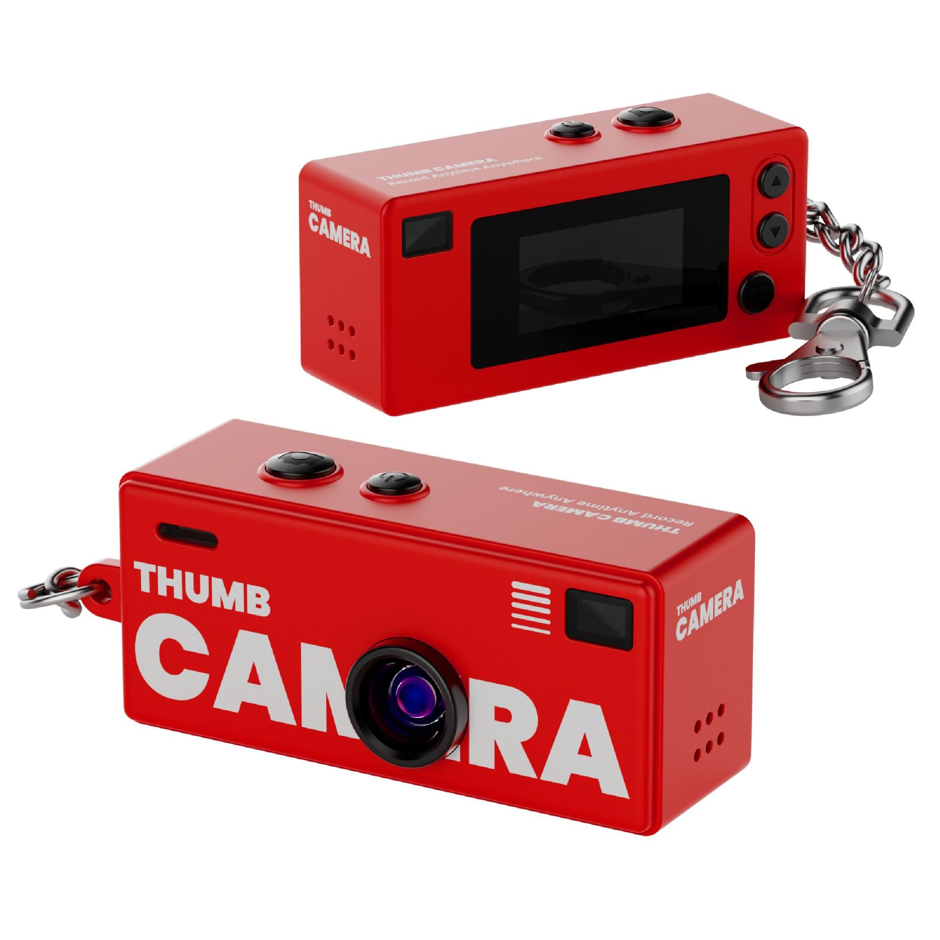 Minicámara portátil G6 Thumb 1080P HD con llavero, lente gran angular de 130°, diseño compacto de 26 g.