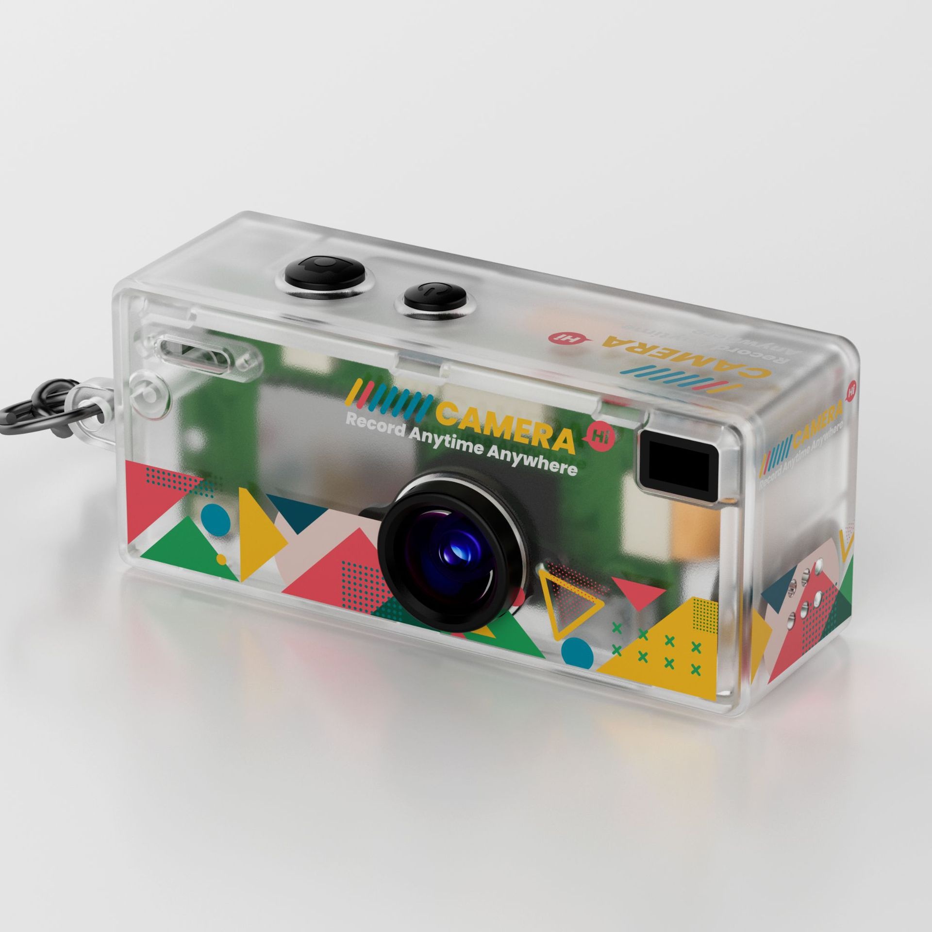 Minicámara portátil G6 Thumb 1080P HD con llavero, lente gran angular de 130°, diseño compacto de 26 g.