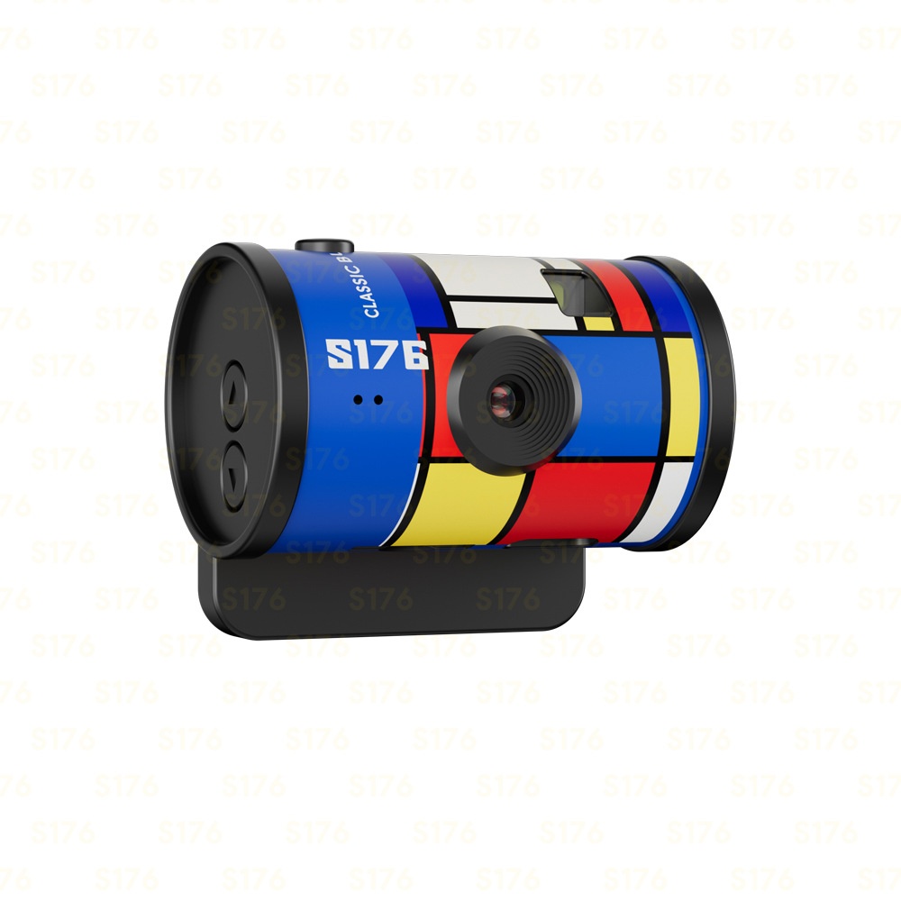 Retro Film Camera Keychain Mini Digital Camera 1080P Video, 1.47" IPS Color Screen, 180mAh Battery