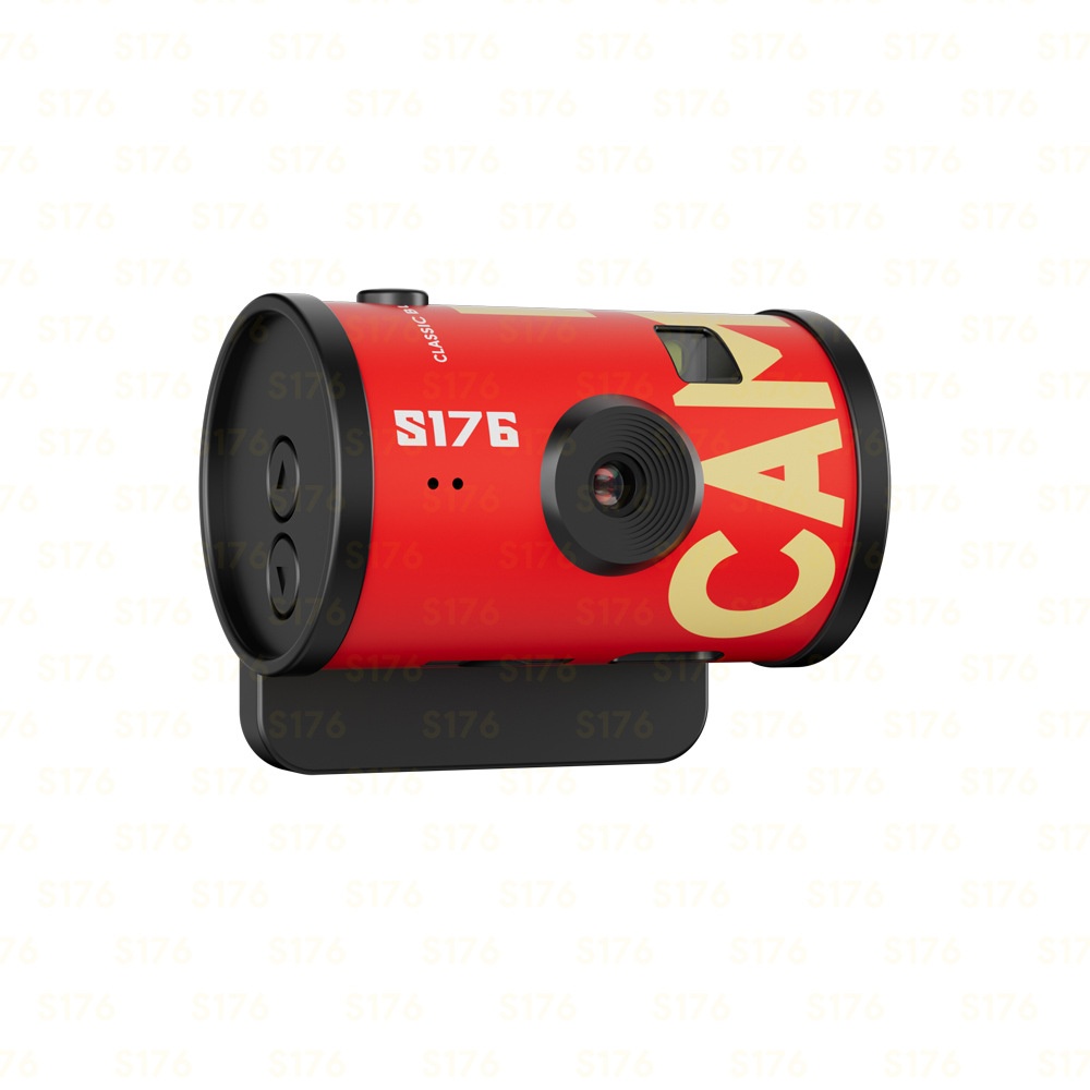 Retro Film Camera Keychain Mini Digital Camera 1080P Video, 1.47" IPS Color Screen, 180mAh Battery