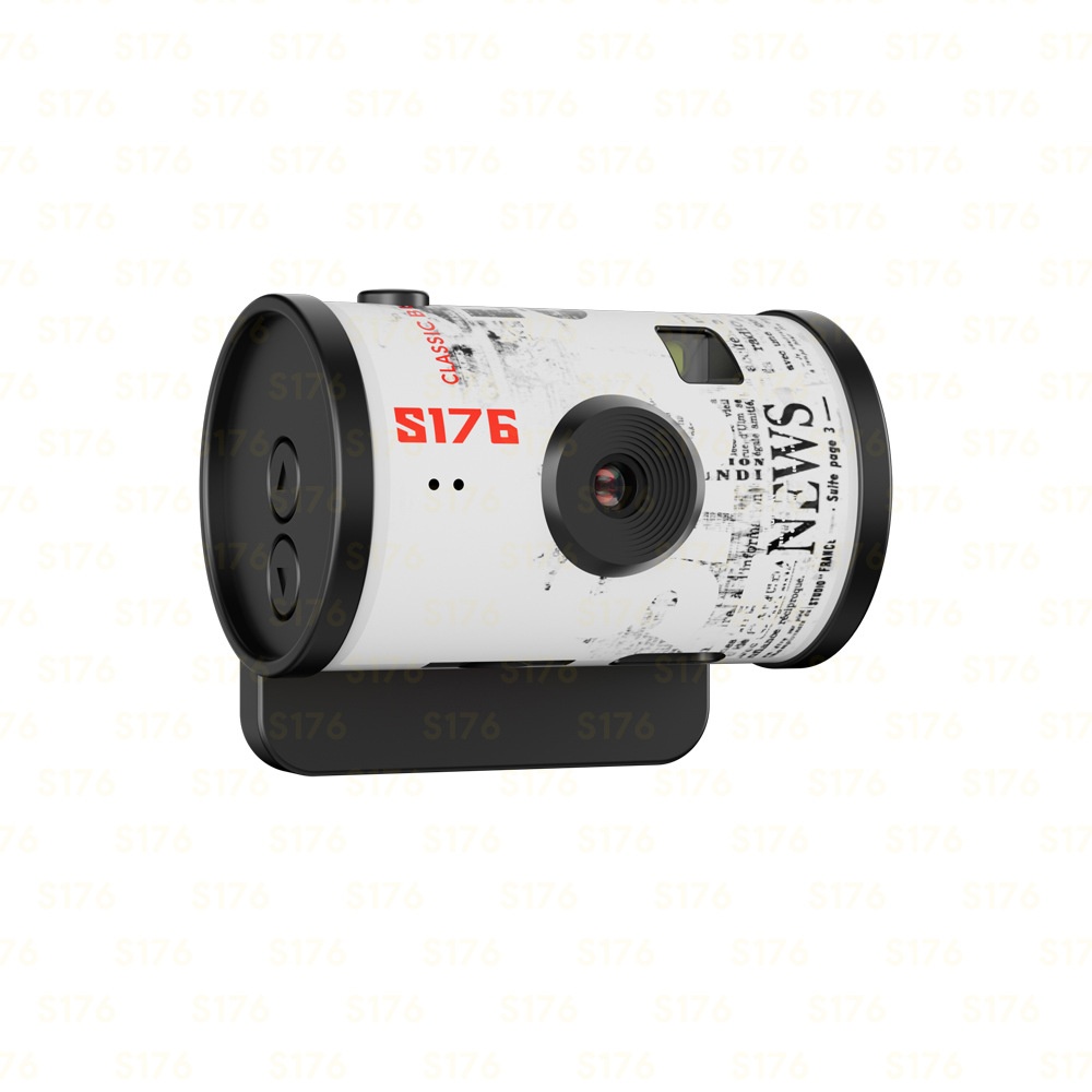Retro Film Camera Keychain Mini Digital Camera 1080P Video, 1.47" IPS Color Screen, 180mAh Battery
