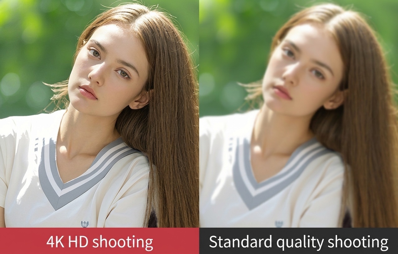 Cámara digital 4K de 64 MP para estudiantes, cámara compacta para vlogging con zoom de 16x, pantalla LCD de 2,4 pulgadas y flash incorporado.