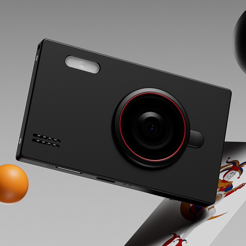 Minicámara digital portátil 4K de 80 MP, pantalla IPS de 2,4 pulgadas, enfoque automático, batería con 90 minutos de duración y compatible con tarjetas Micro SD.