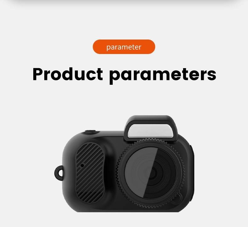 Mini HD Camera Portable 1080P Video Recorder, 0.96-Inch HD Screen, 180mAh Battery, Loop Recording