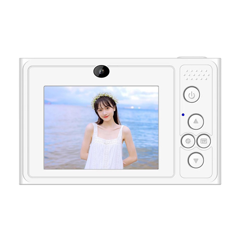 Kids 48MP Digital Camera 1080P Video Recorder, 2.4-Inch IPS Screen, Built-in Games & Music, 400mAh Battery