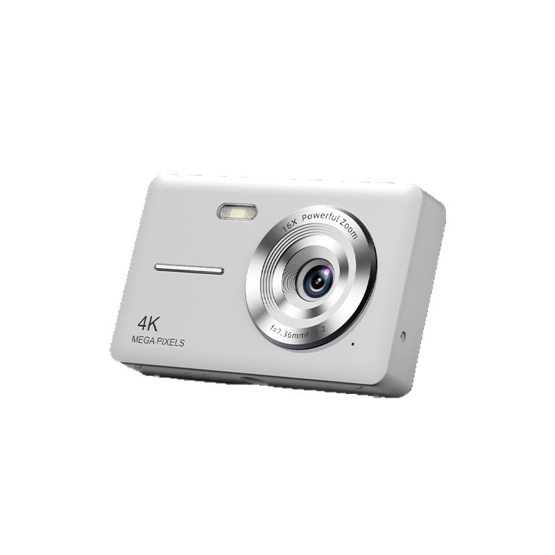 4K Digital Campus Camera 48MP, 16X Digital Zoom, Built-in Flash, Type-C Charging, Extended Battery Life