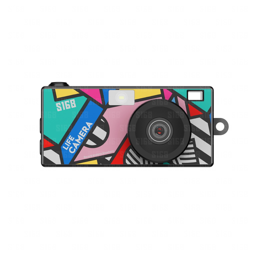 S168 Life Camera 2K Ultra-Thin Mini Digital Camera Keychain, 48MP Photos, 1.47-Inch IPS Color Screen