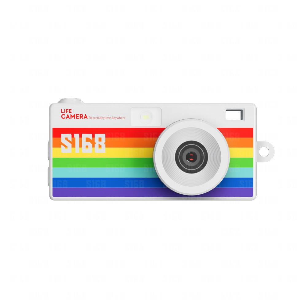 S168 Life Camera 2K Ultra-Thin Mini Digital Camera Keychain, 48MP Photos, 1.47-Inch IPS Color Screen