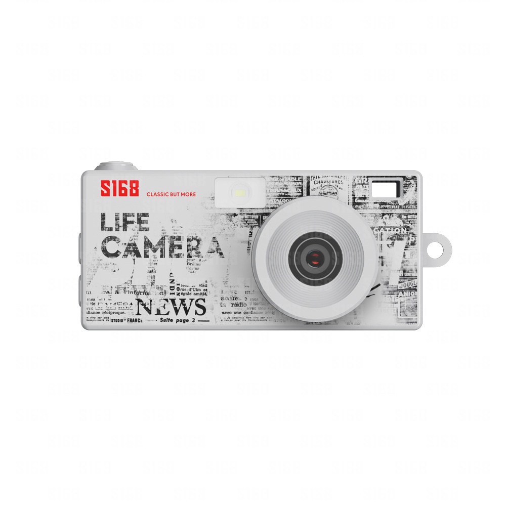 S168 Life Camera 2K Ultra-Thin Mini Digital Camera Keychain, 48MP Photos, 1.47-Inch IPS Color Screen