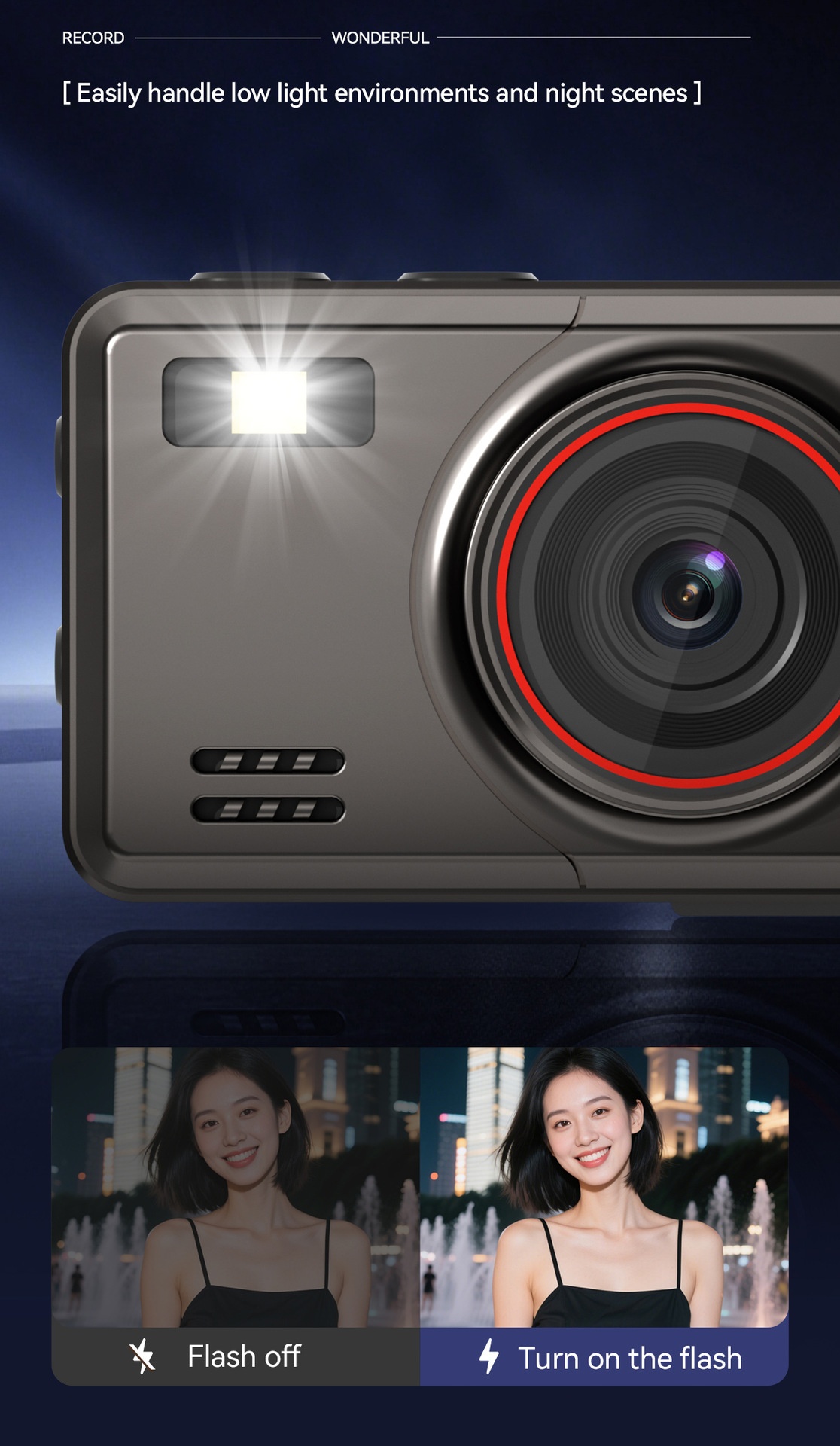Mini caméra rétro HD 1080p, caméscope numérique portable en alliage de zinc, photos 2 MP, filtres intégrés