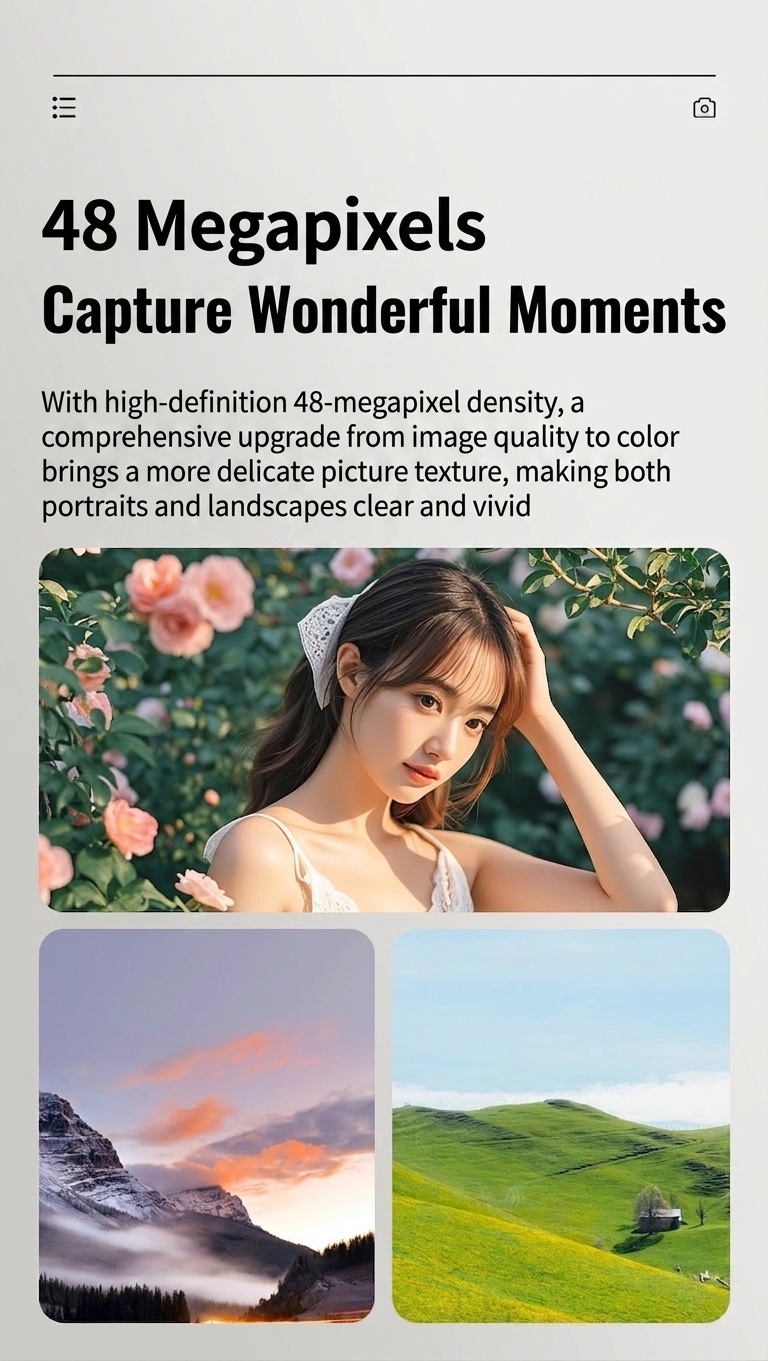 48MP 4K Digital Camera with 16X Digital Zoom, Auto-Focus, Built-in MP3 Player, Anti-Shake, 1200mAh Battery