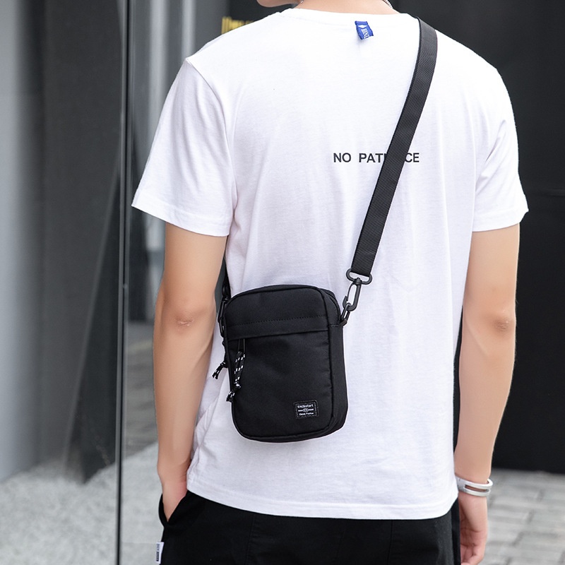 Men's Casual Crossbody Bag - Small Shoulder Pouch