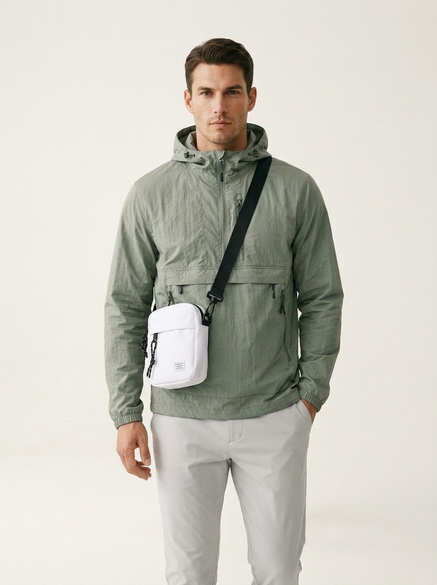 Men's Casual Crossbody Bag - Small Shoulder Pouch