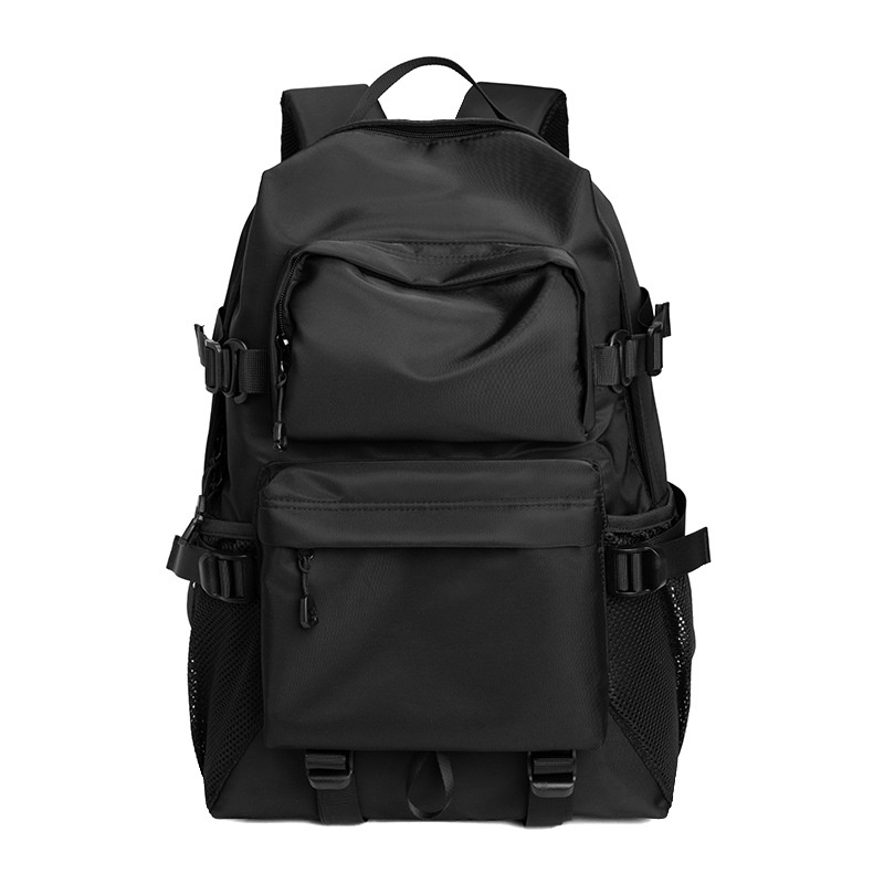Durable Black Travel Backpack with Laptop Compartment