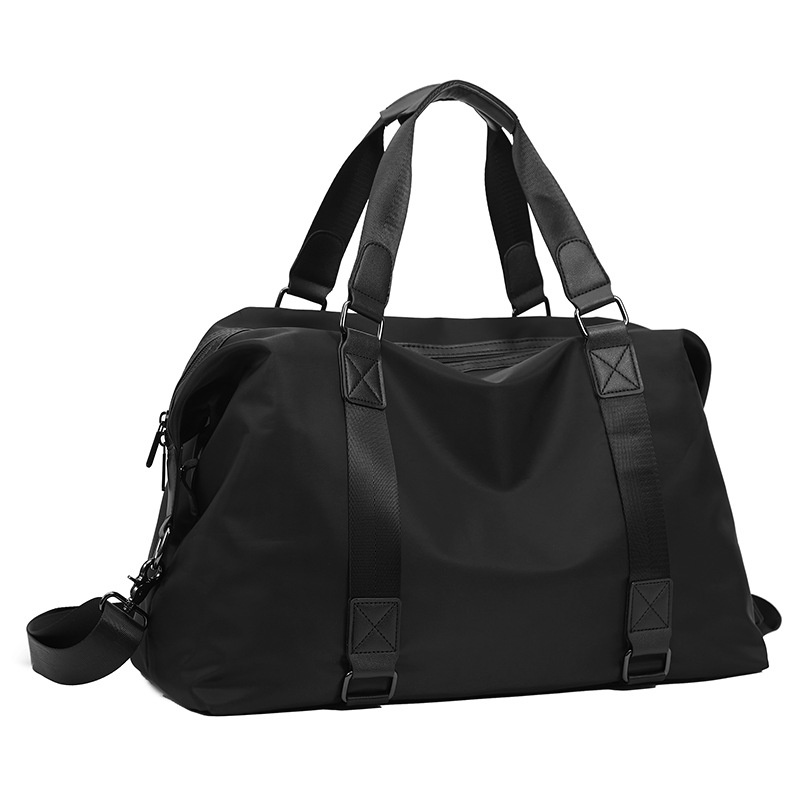 Men's Black Travel Duffel Bag | Gym & Weekend Carryall