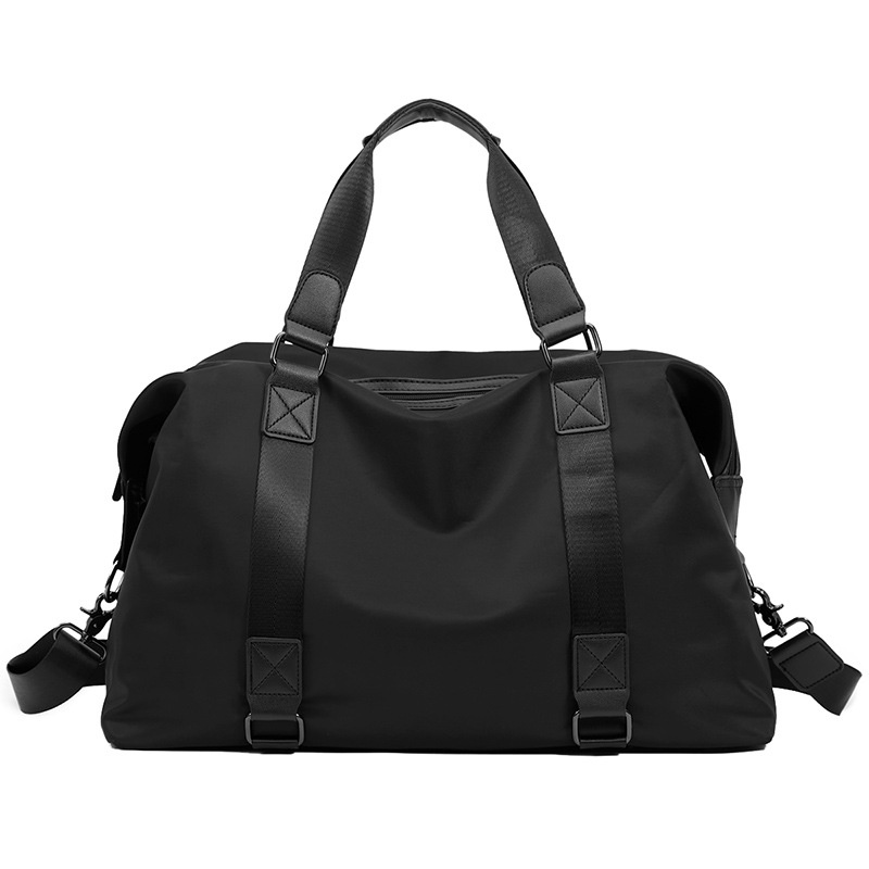 Men's Black Travel Duffel Bag | Gym & Weekend Carryall