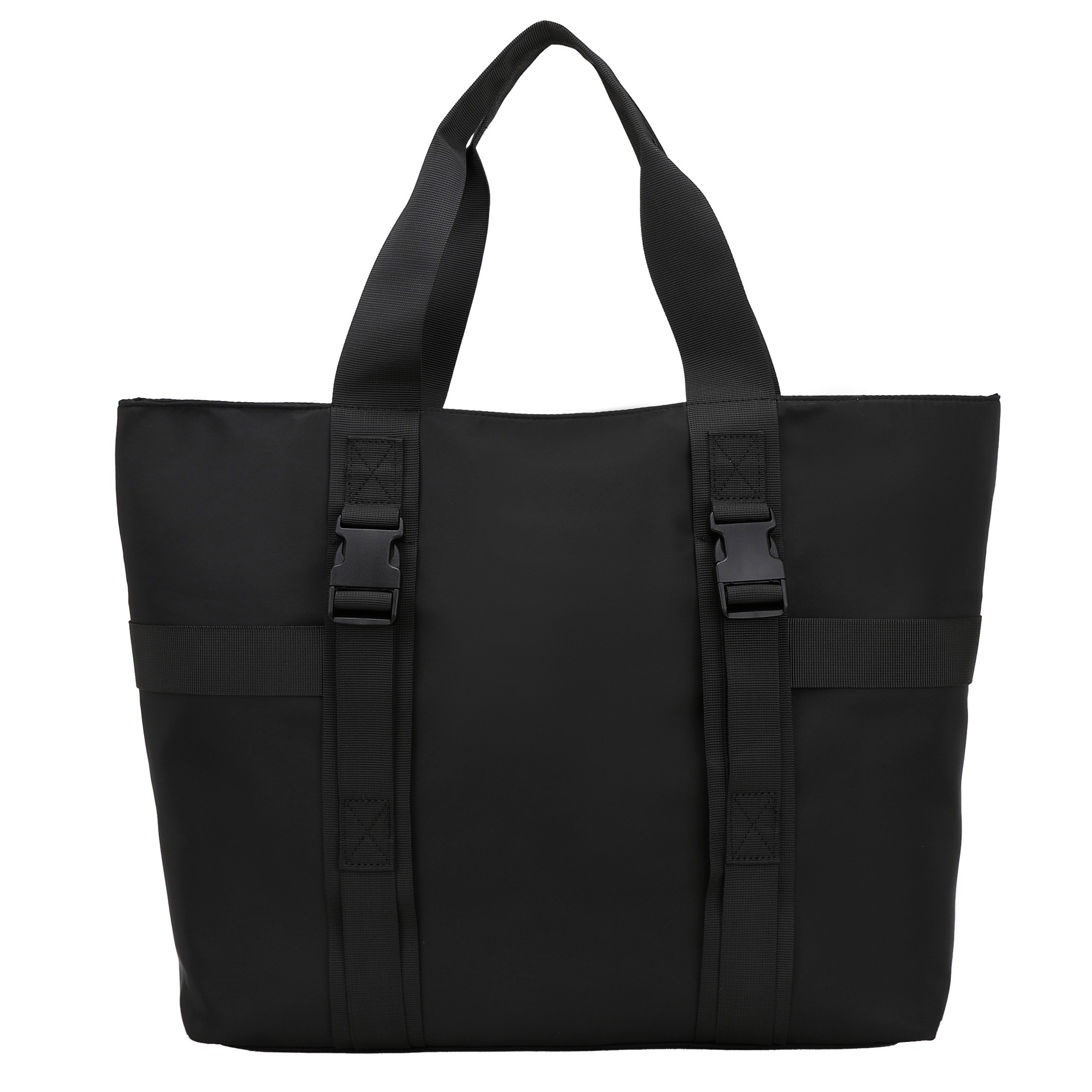 Black Utility Tote Bag - Large Capacity & Durable