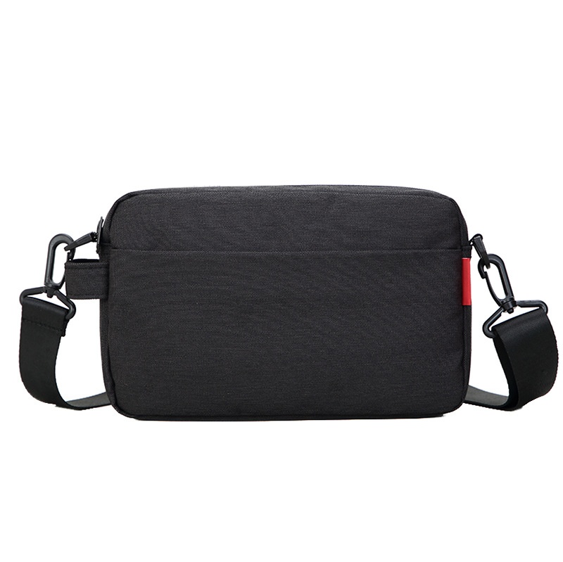 Men's Minimalist Black Crossbody Bag - Everyday Sling